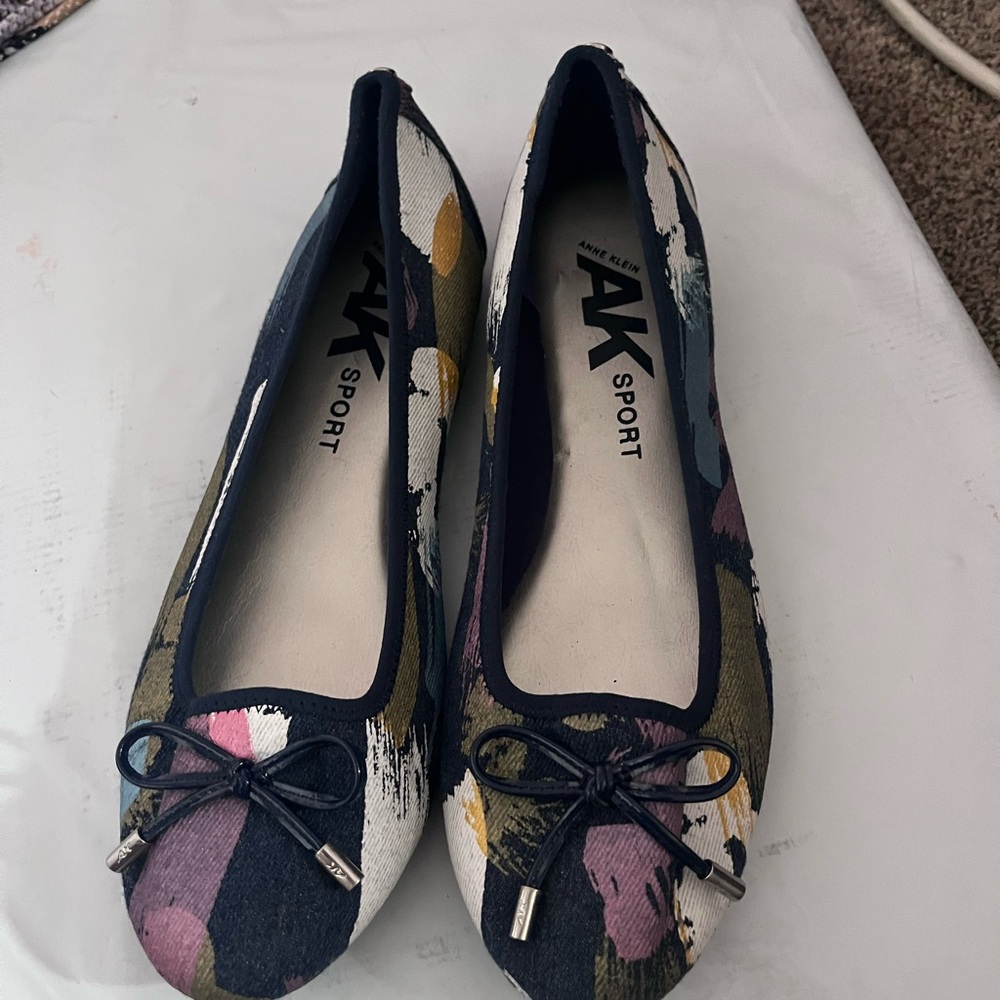 Anne Klein Multicolor Patterned Flats - image 1